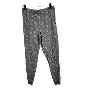 Star Wars Mandalorian Baby Yoda Gray Pajama Pants Joggers Size M